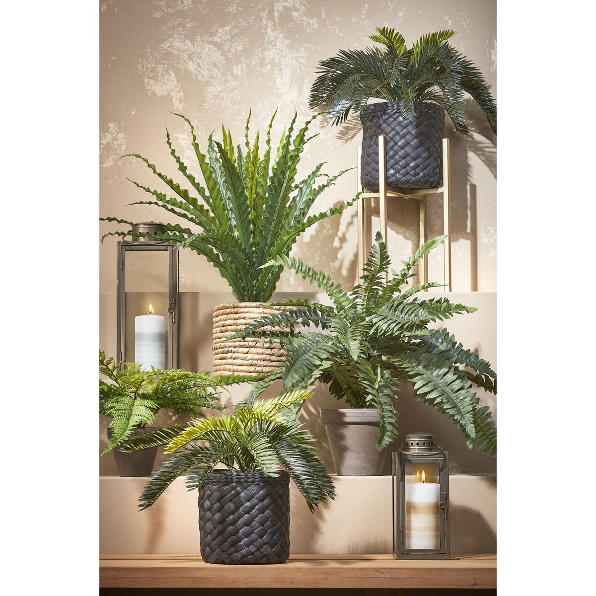 ARZILLA LATERNE (GOLD) - 35cm
