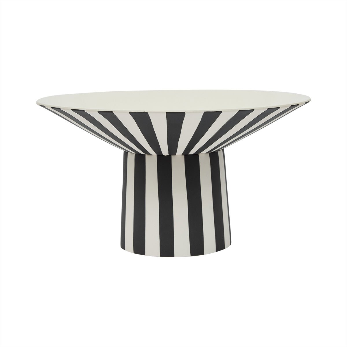 SCHALE GESTREIFT (SCHWARZ/WEIß) - HOCH