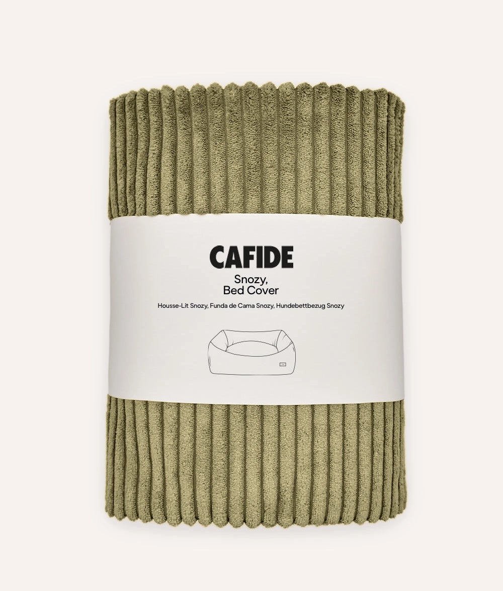 SNOZY HUNDEBETT WECHSELBEZUG CORD (GRÜN)