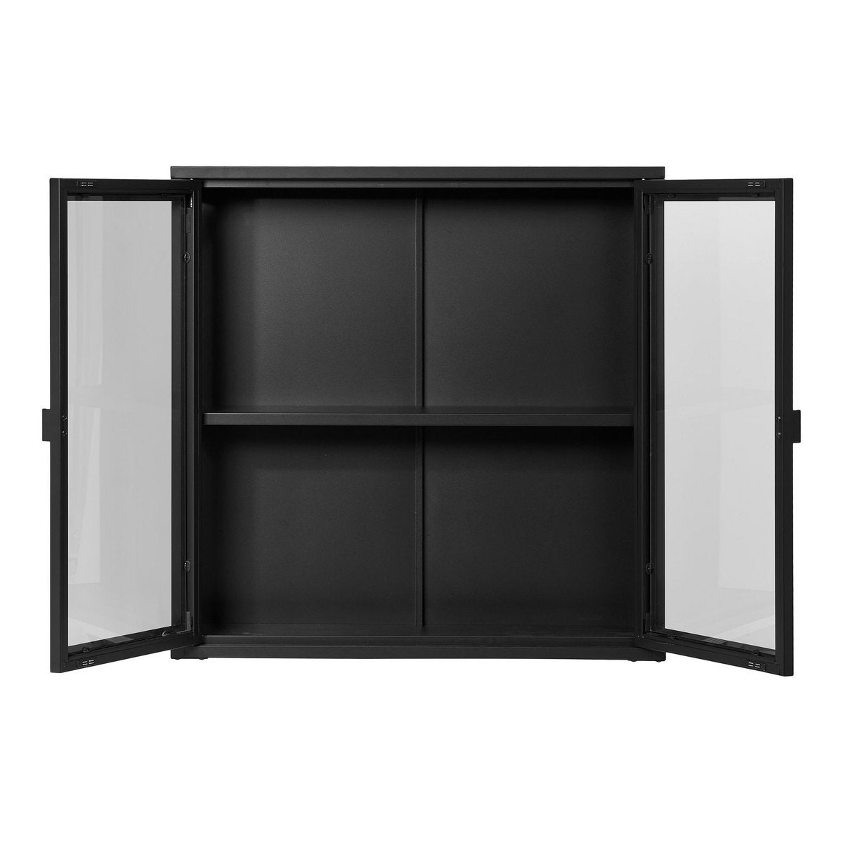 Hängevitrine Brisbane, Schwarz - Ansicht 3