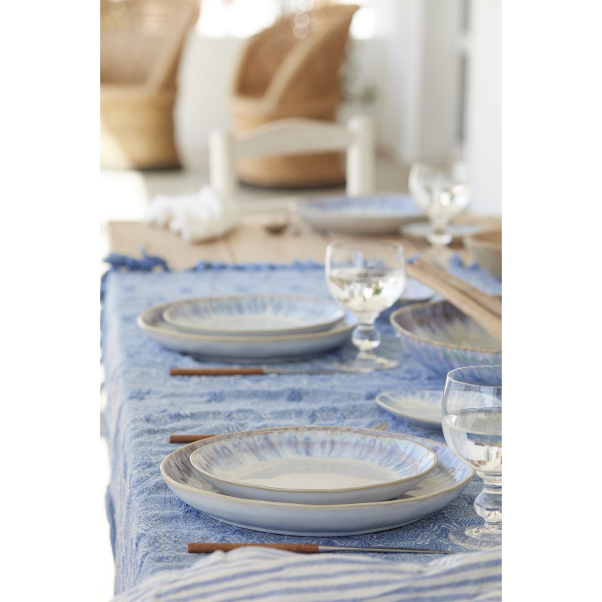 EIVISSA MITTLERER TELLER SAND BEIGE - Ø21 cm (6 Stk.)