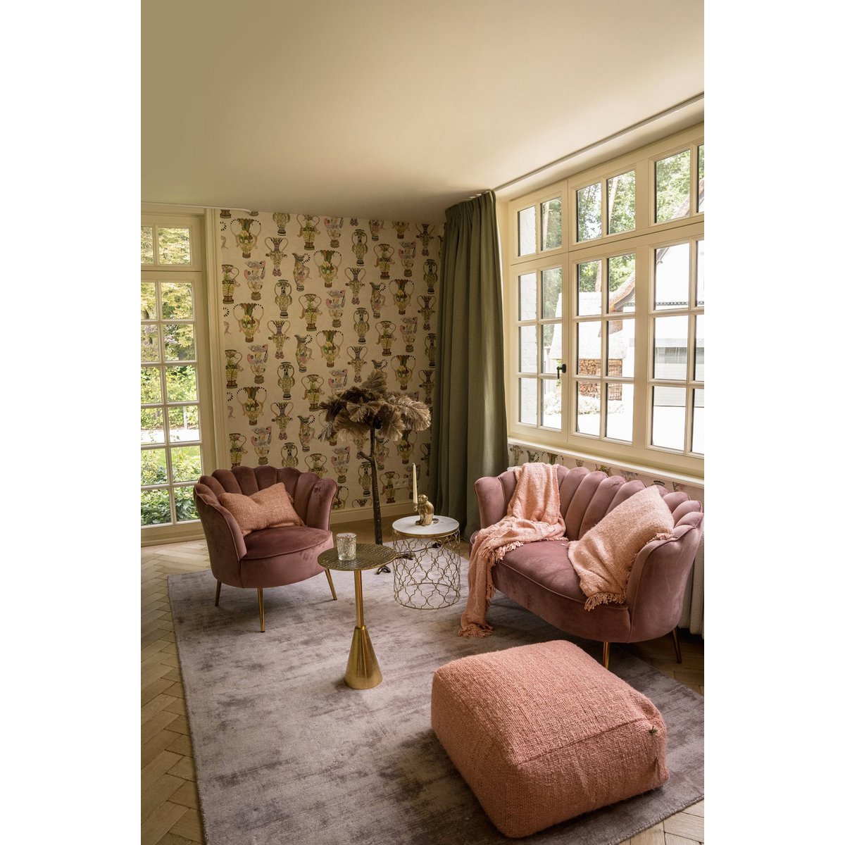 MESSING BEISTELLTISCH KROKO