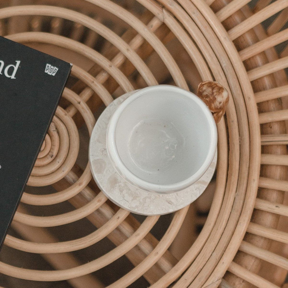 MARMOR UNTERSETZER (WEIß)