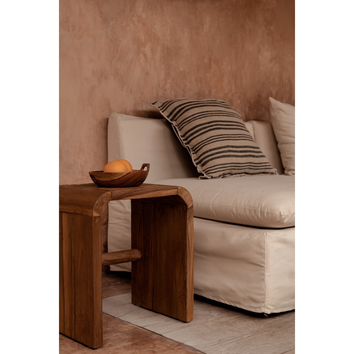KISSENBEZUG NORDIC STRIPE AUS LEINEN