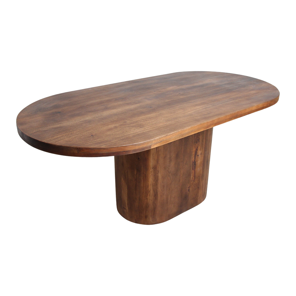 BULLNOSE ESSTISCH AUS MANGOHOLZ (3 GRÖßEN)
