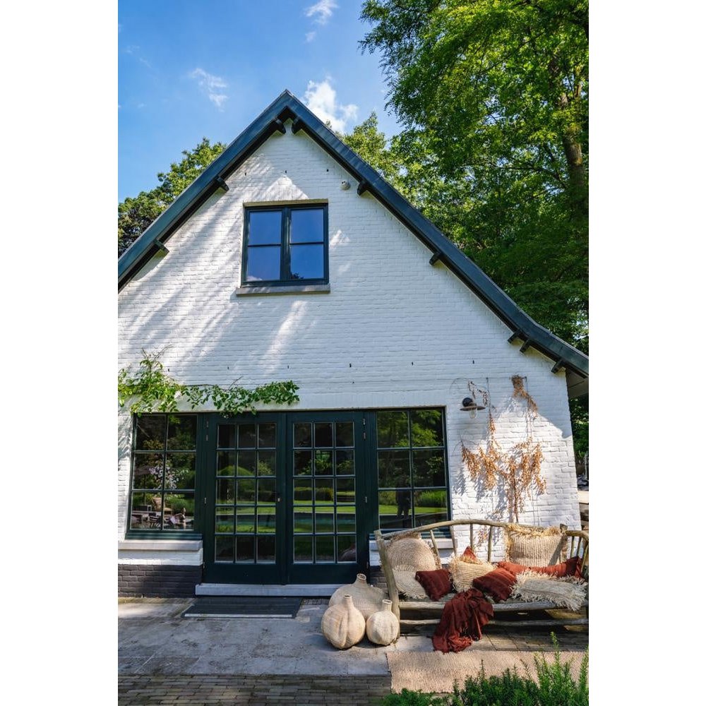 HANDGEWEBTER SAMTPLAID (BURGUNDER)