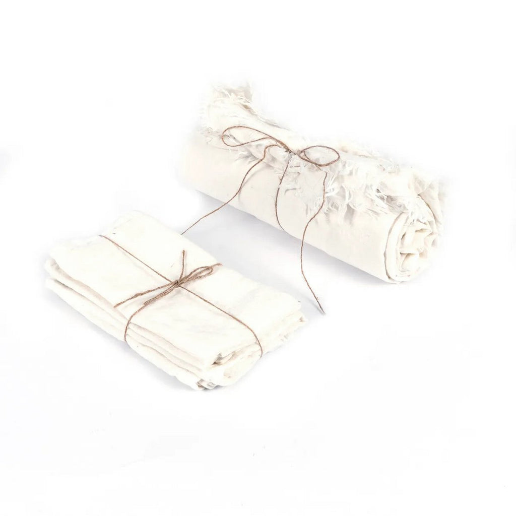 LEINENTISCHDECKE (WEIß) - 180x300cm