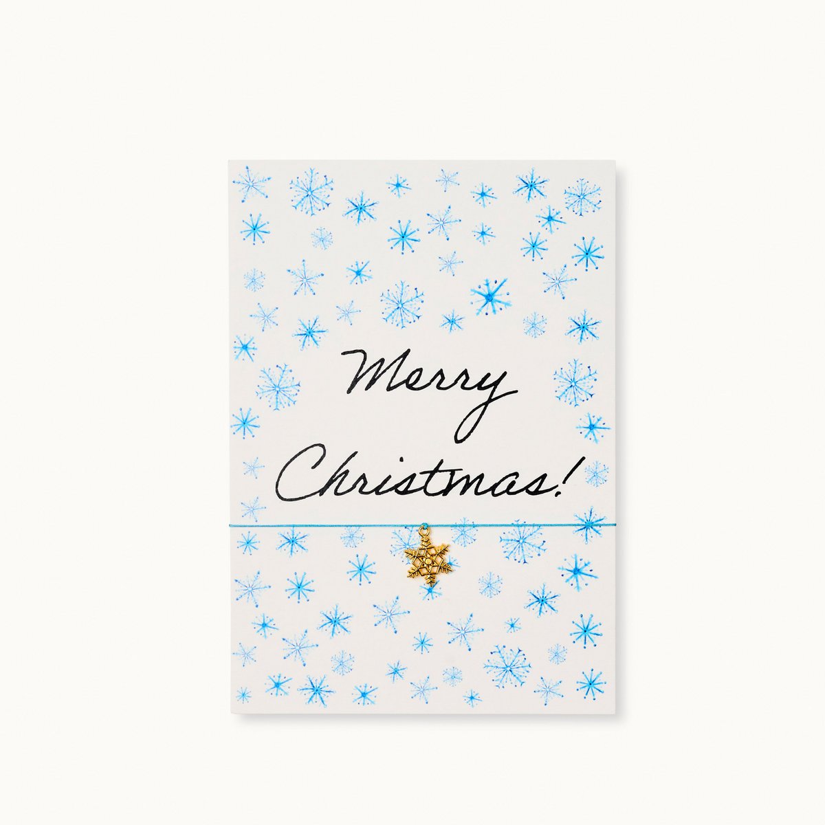 ARMBAND-KARTE | MERRY CHRISTMAS SCHNEEFLOCKE
