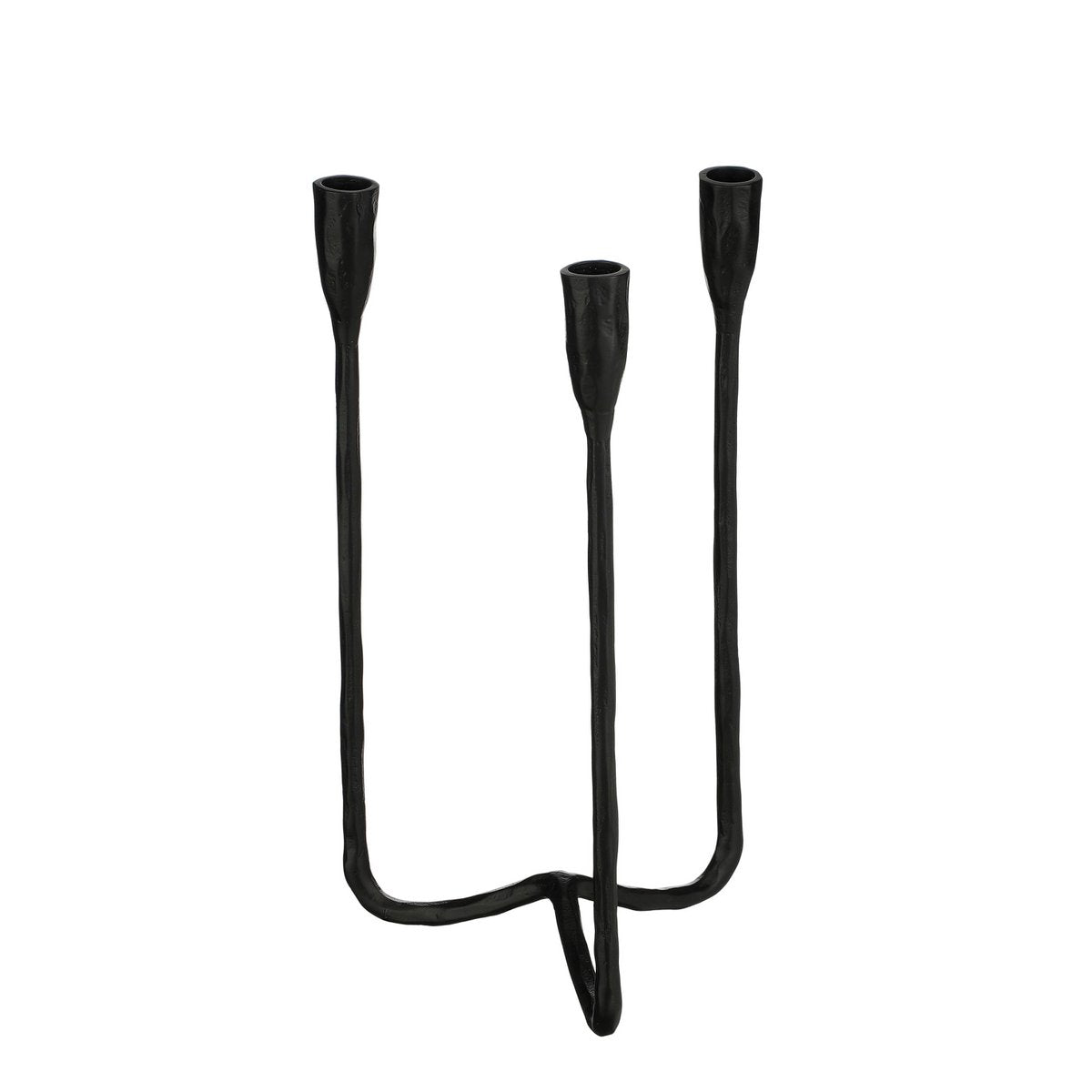 CHRISTY KERZENSTÄNDER (SCHWARZ) - 3-ARMIG