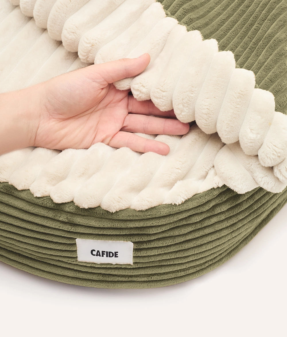MASO HUNDEBETT WECHSELBEZUG CORD (GRÜN)