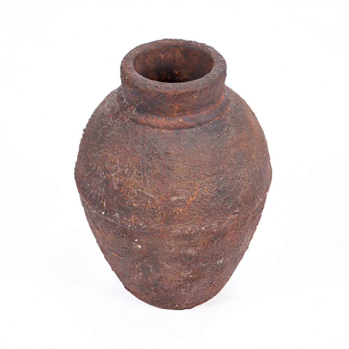 AMPHORA RUSTICA VASE (BURGUND) - 30cm