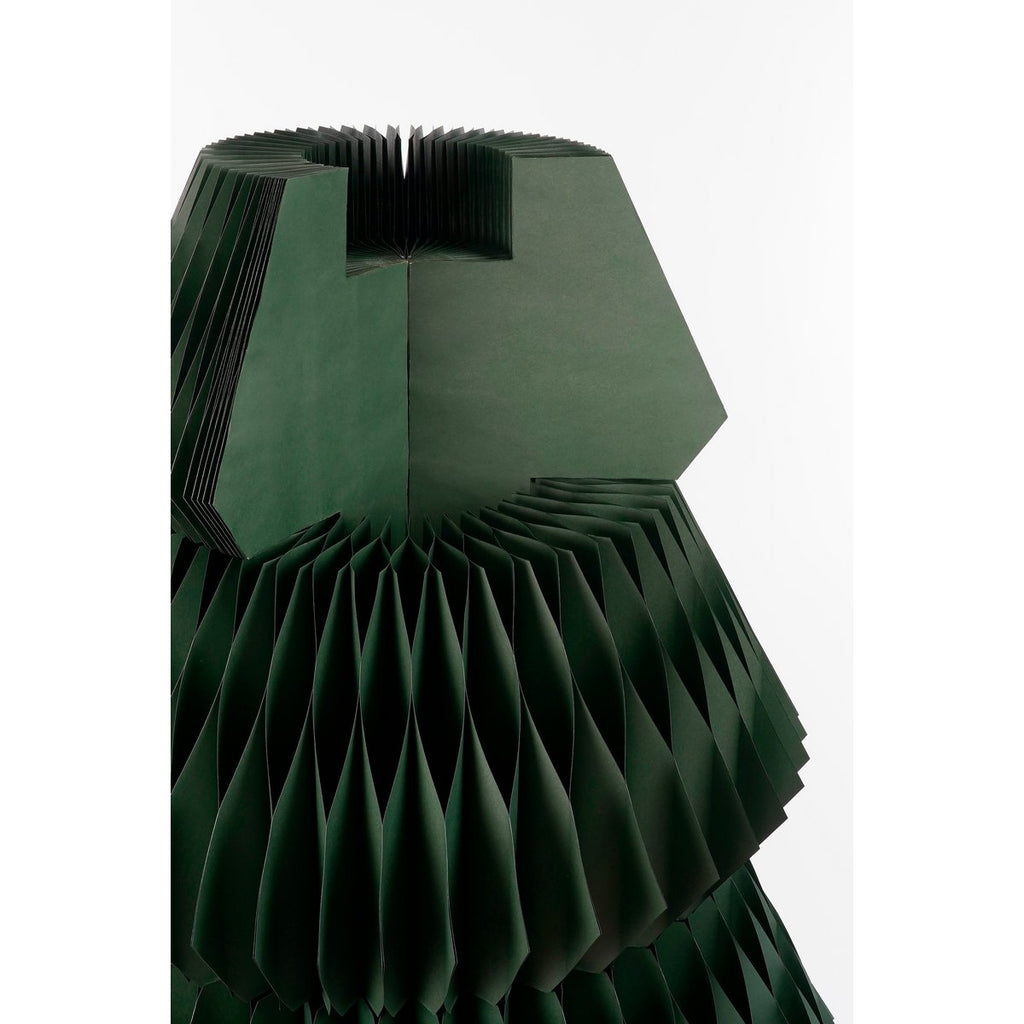 FSC PAPIER WEIHNACHTSBAUM (DUNKELGRÜN) - H212 x Ø120 cm