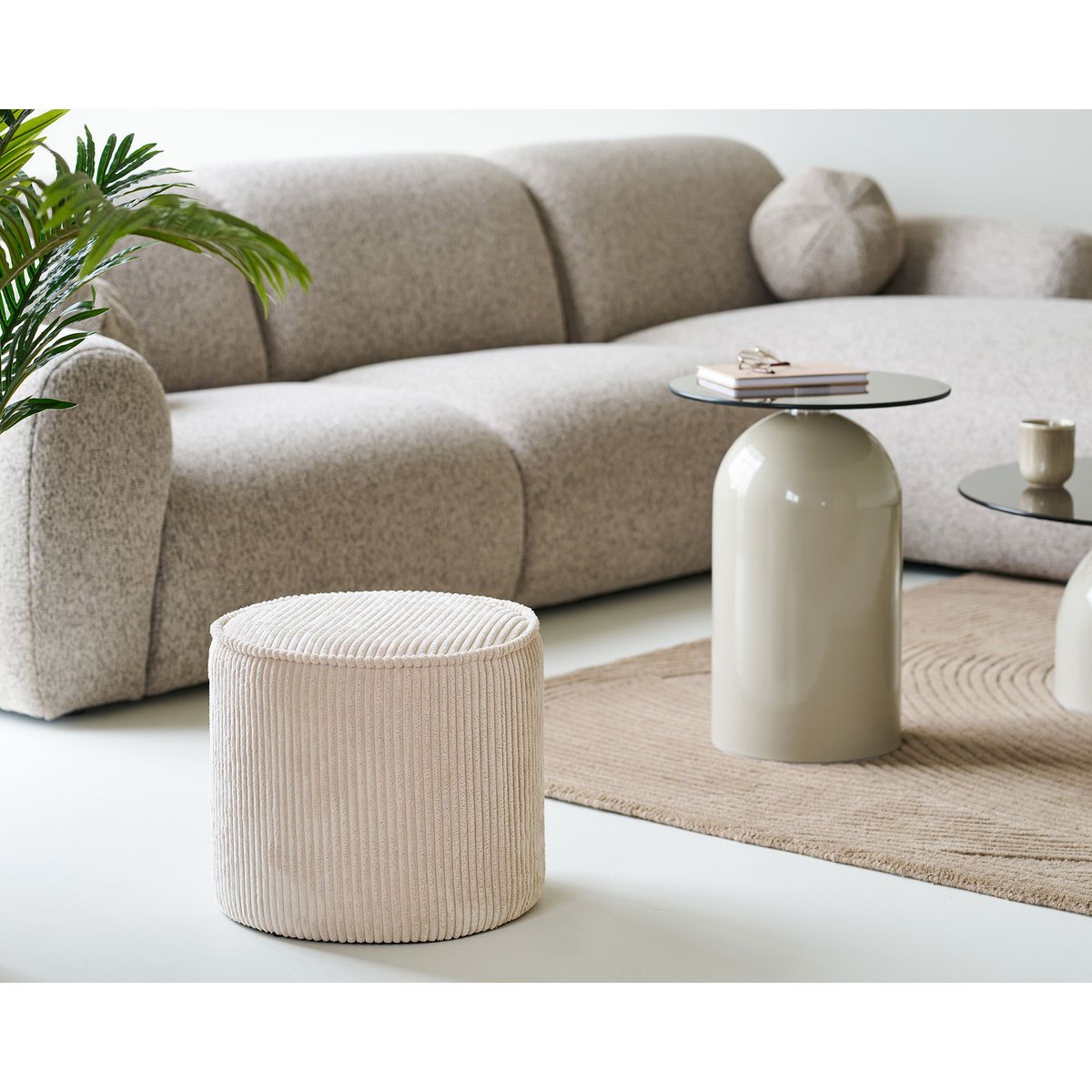 KORD POUF (BEIGE)