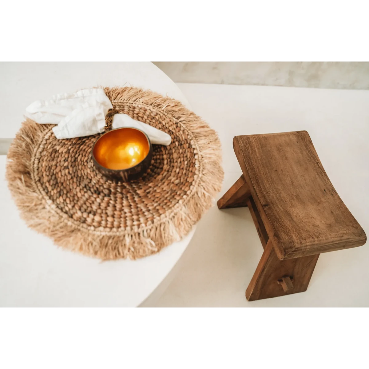 TISCHUNTERLAGE AUS WASSERHYAZINTHE - 45cm