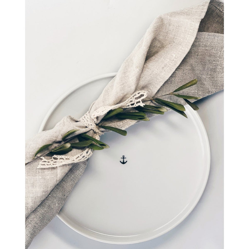PORZELLANTELLER | ANKER - 20cm