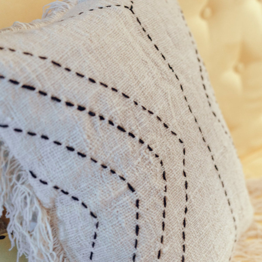 HANDGEWEBTER KISSENBEZUG