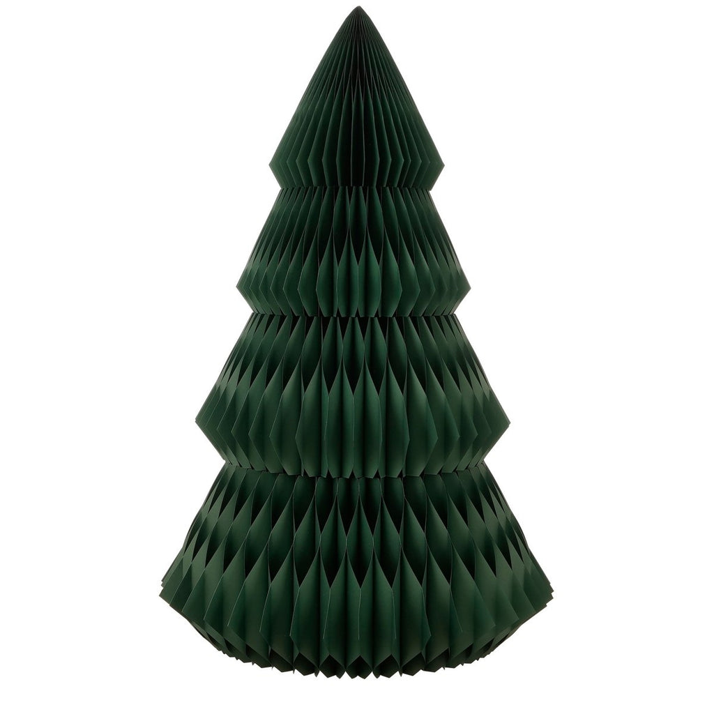 FSC PAPIER WEIHNACHTSBAUM (DUNKELGRÜN) - H212 x Ø120 cm