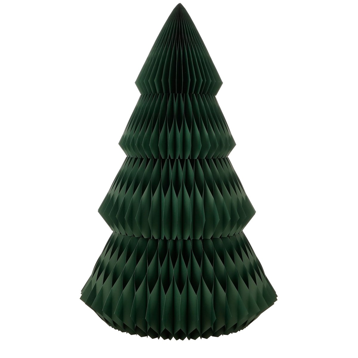 FSC PAPIER WEIHNACHTSBAUM (DUNKELGRÜN) - H212 x Ø120 cm