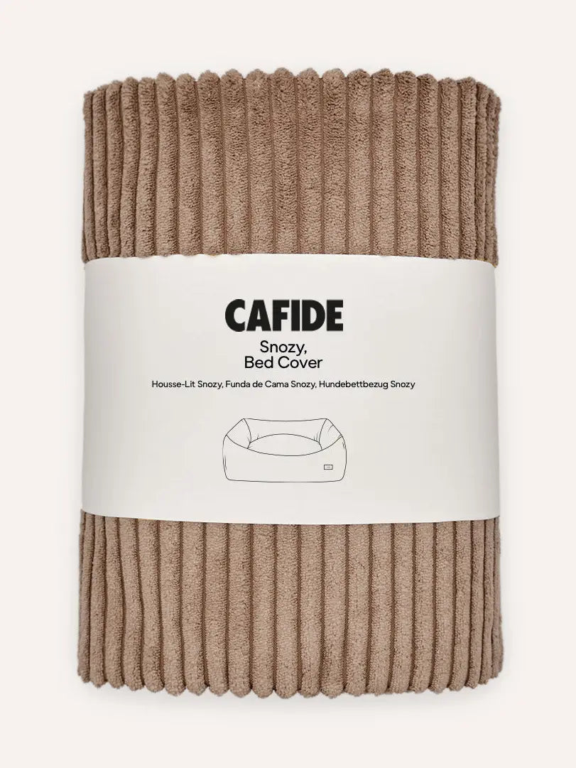SNOZY HUNDEBETT WECHSELBEZUG CORD (MOCCHA BEIGE)