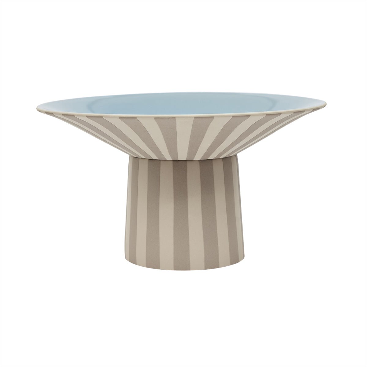 SCHALE GESTREIFT (BEIGE) - HOCH