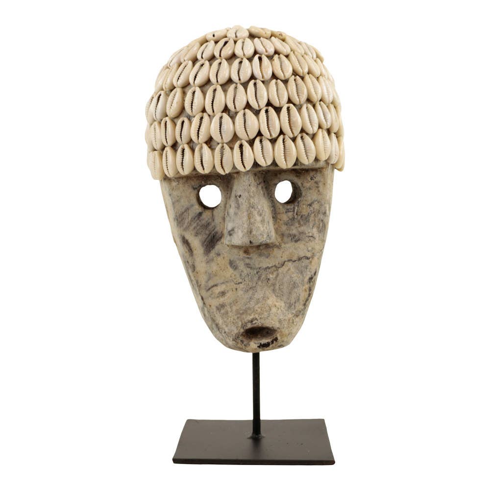 ARKA HOLZMASKE AUF STÄNDER - 30cm