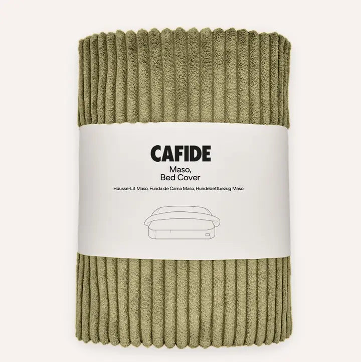 MASO HUNDEBETT WECHSELBEZUG CORD (GRÜN)