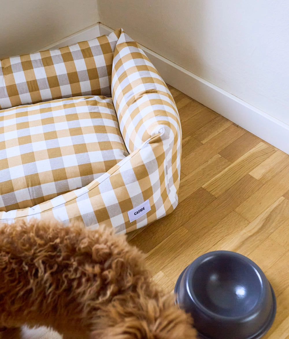 SNOZY HUNDEBETT (VICHY SENF)