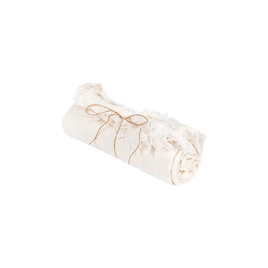 LEINENTISCHDECKE (WEIß) - 150x150cm