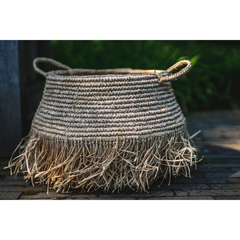 RAFFIA DELUXE BASTKORB - Ø45cm