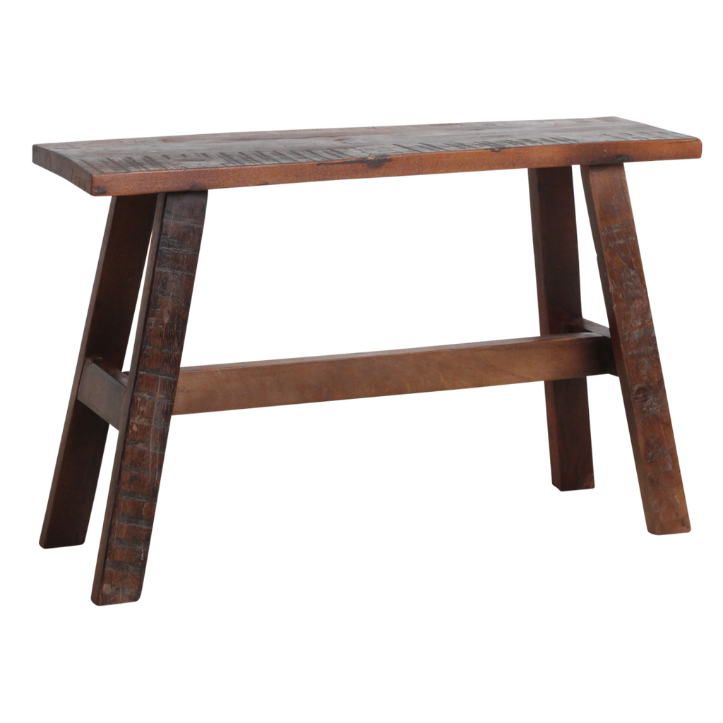BANK AUS RECYCELTEM HOLZ - 85cm