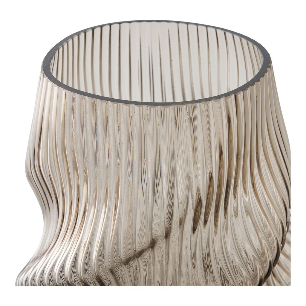MUNDGEBLASENE VASE AUS GLAS - 25cm
