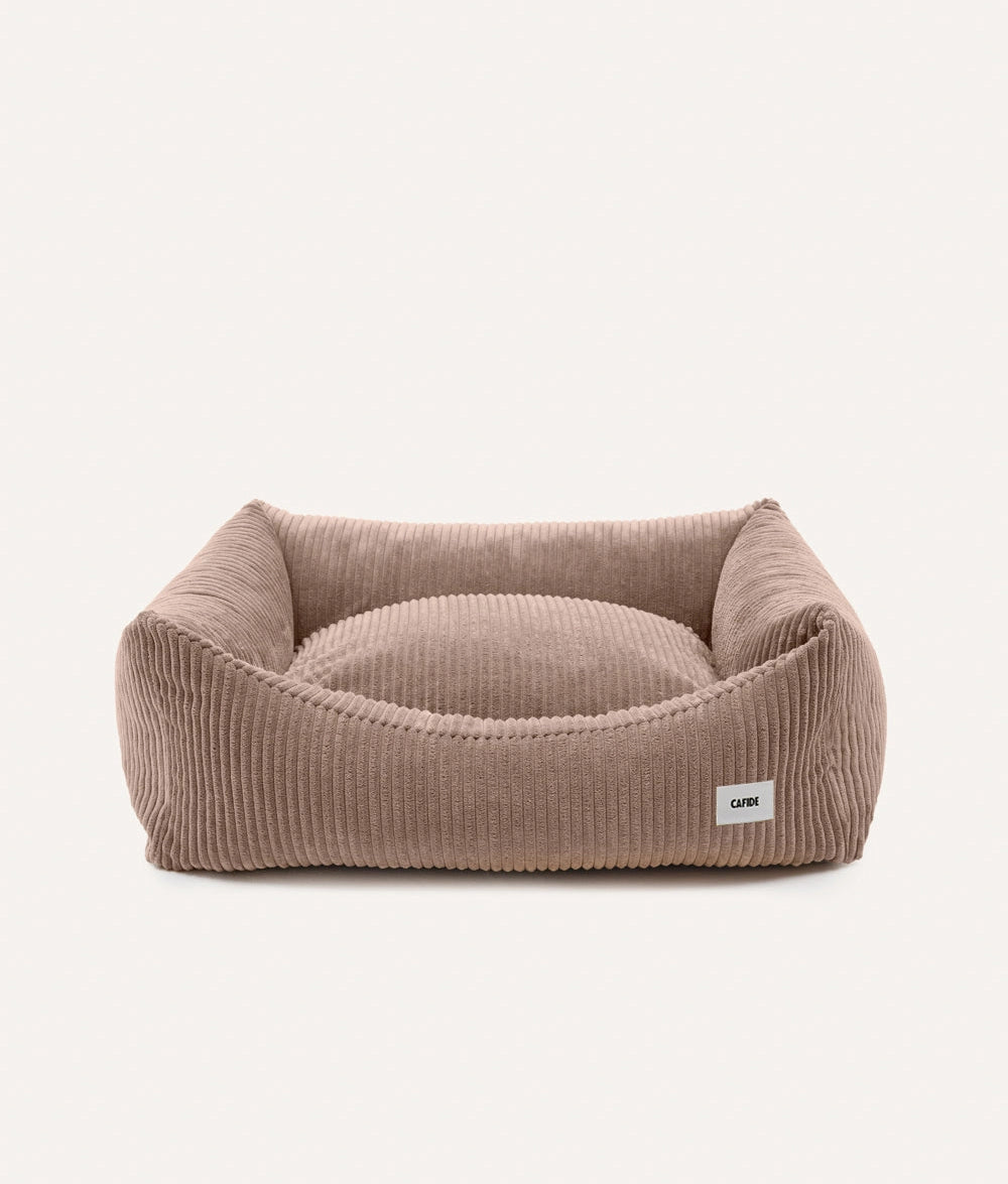 SNOZY HUNDEBETT AUS CORD (MOCCHA BEIGE)