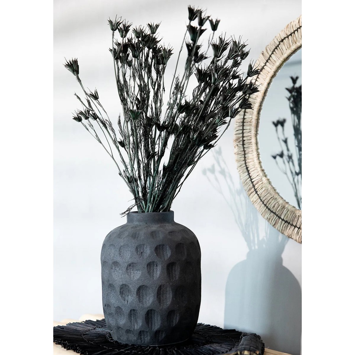 TRENDIGE VASE (SCHWARZ) - 22cm