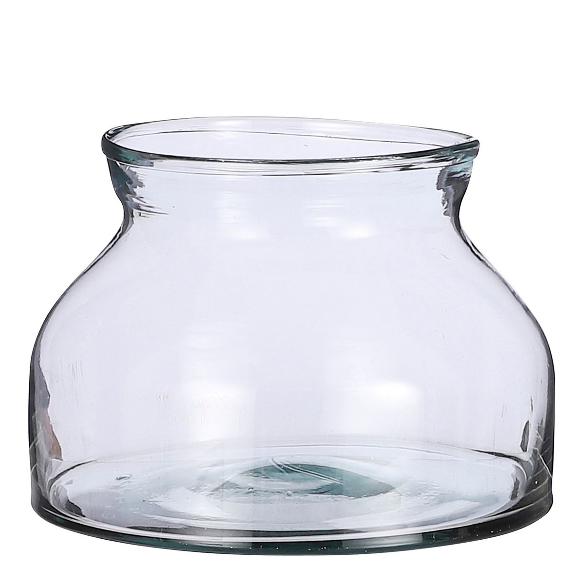 VIVENNE VASE AUS RECYCELTEM GLAS - Ø27cm