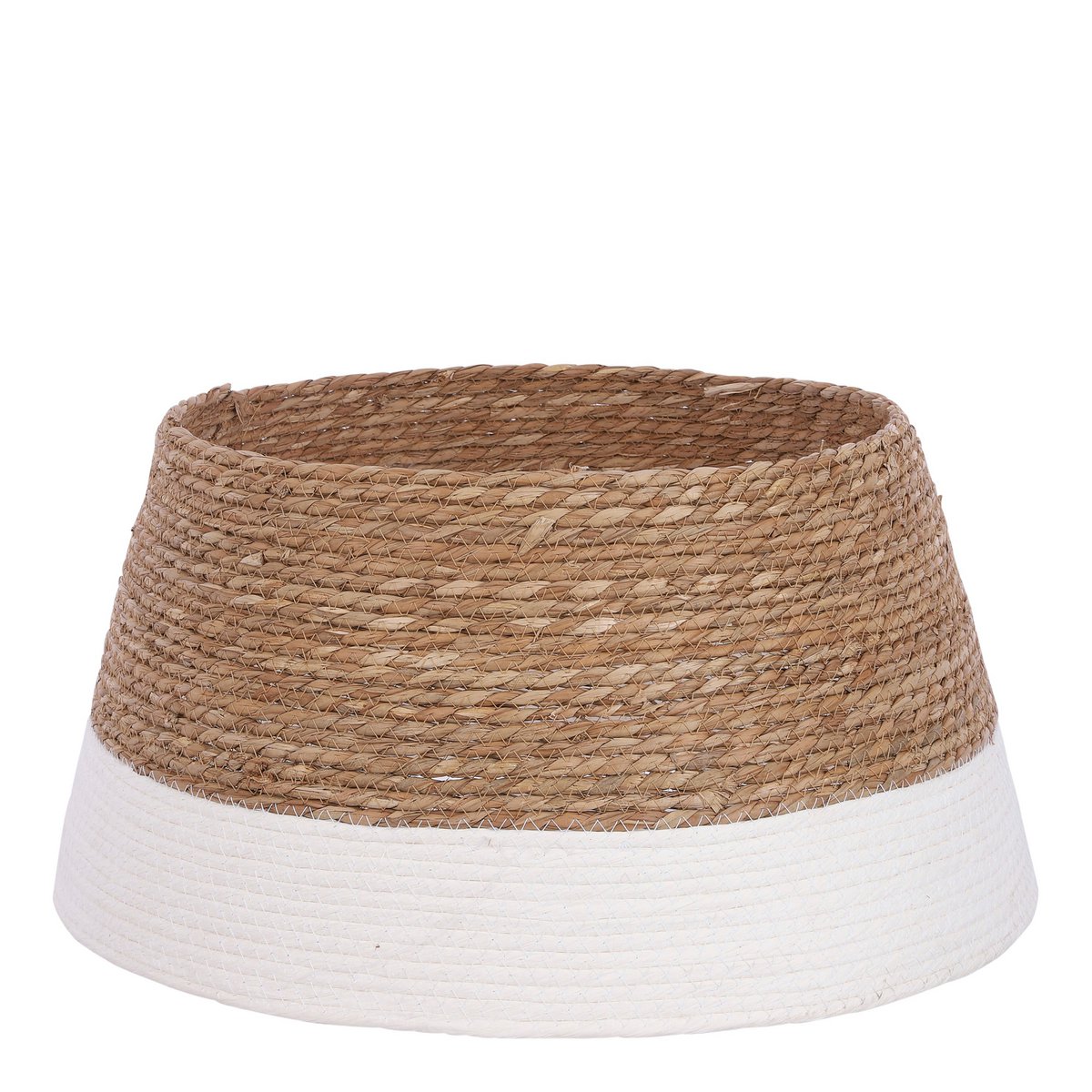 WEIHNACHTSBAUMROCK AUS SEEGRAS (WEIß) - Ø50 cm