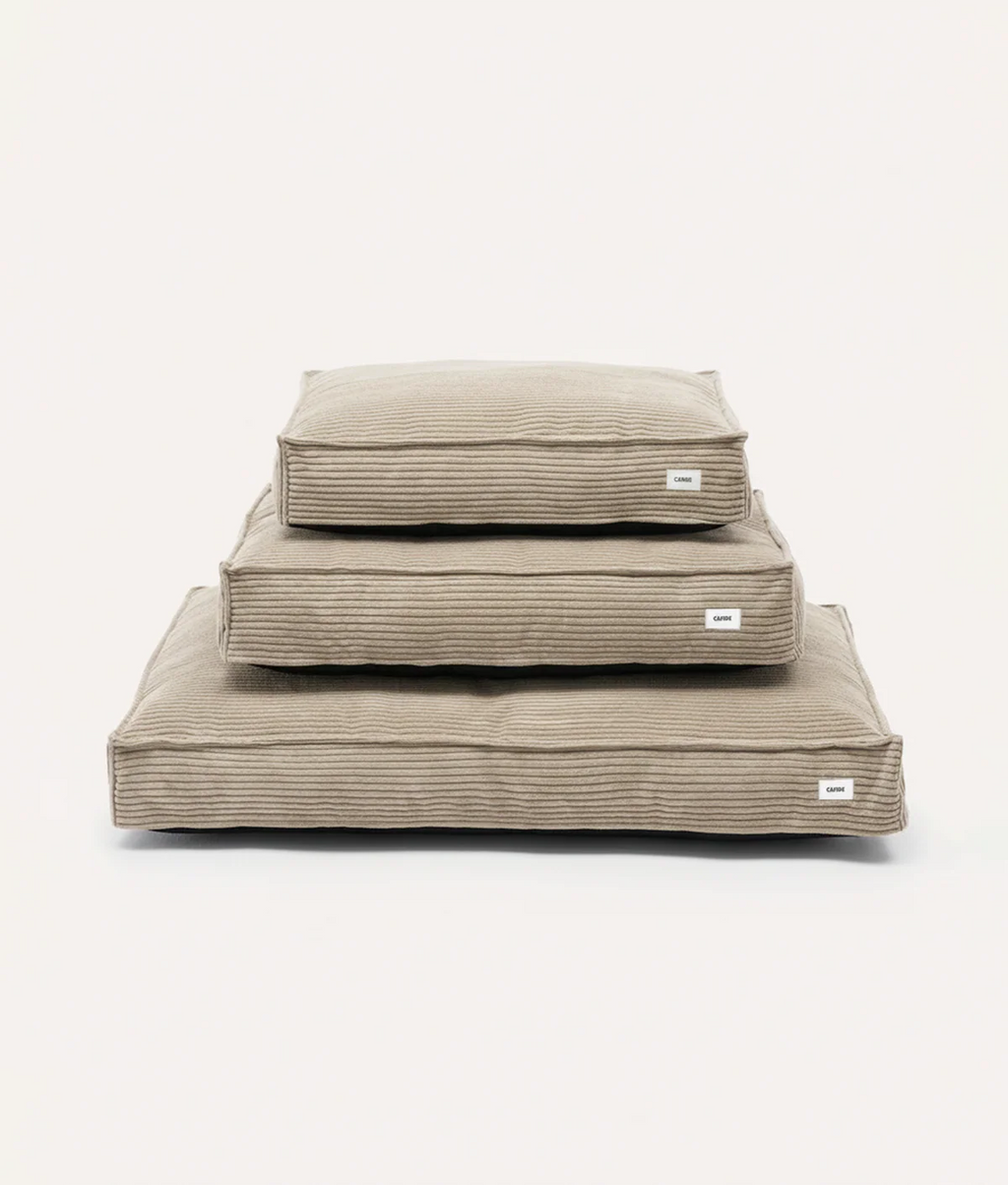 CUADRA HUNDEBETT MIT CORDBEZUG (BEIGE)