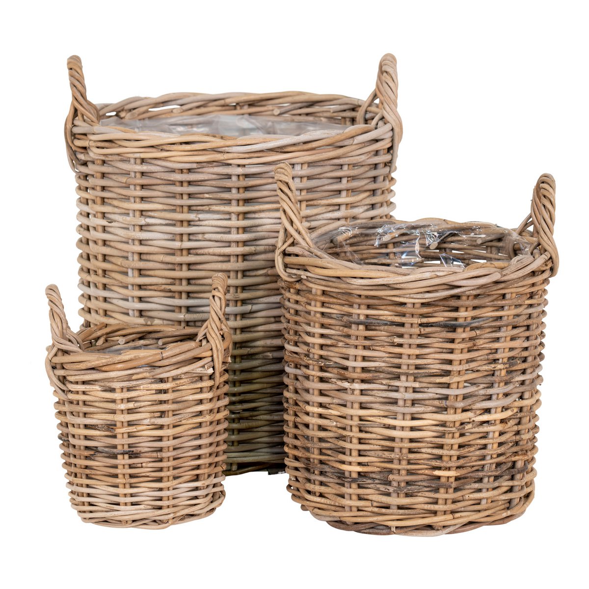 SEMA RATTAN-PFLANZKÖRBE (3 Stk.)