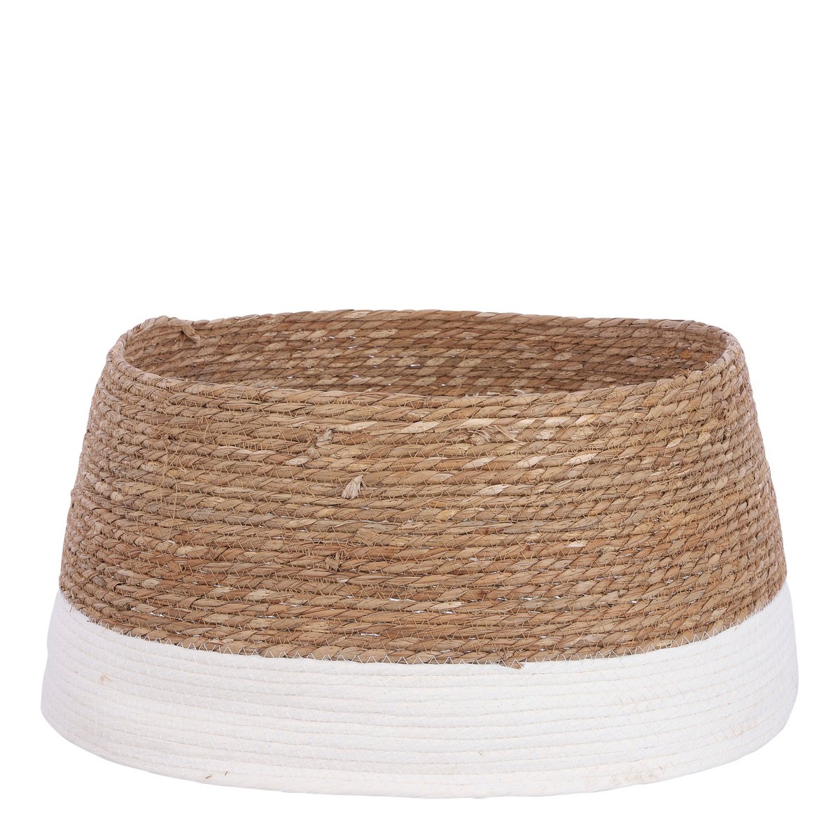 WEIHNACHTSBAUMROCK AUS SEEGRAS (WEIß) - Ø58 cm