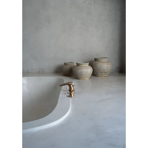 BAUCHVASE (BETON) - 23cm