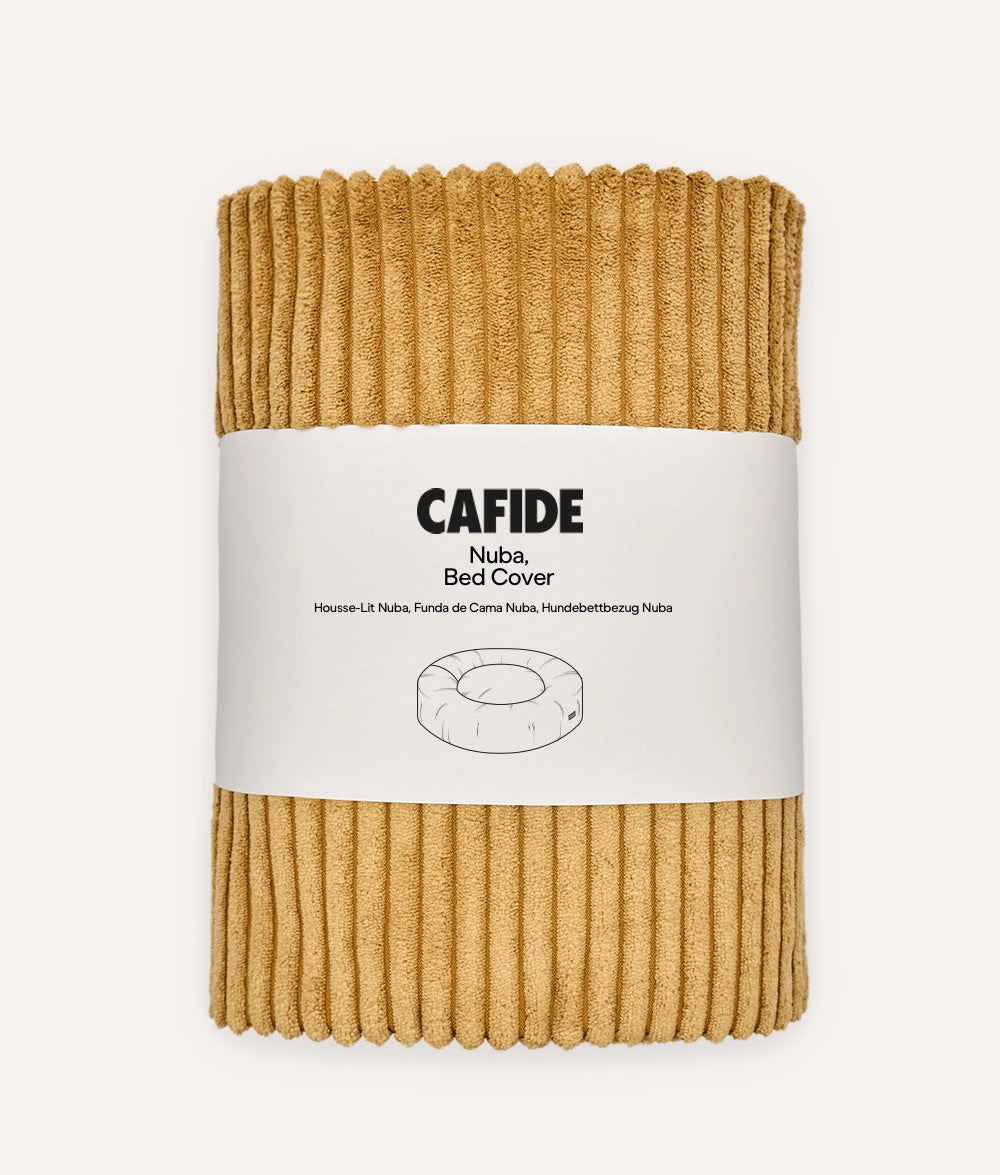 NUBA HUNDEBETT WECHSELBEZUG CORD (SENF)