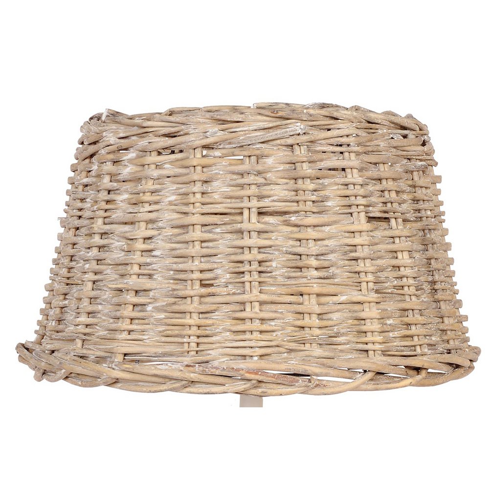 LAMPENSCHIRM AUS RATTAN  - Ø38cm (BRAUN)