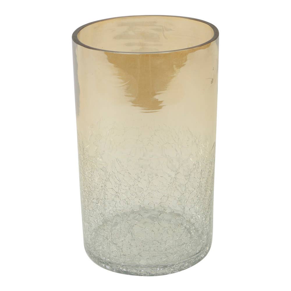 TEELICHTHALTER MIT CRACKLE EFFEKT - 15cm