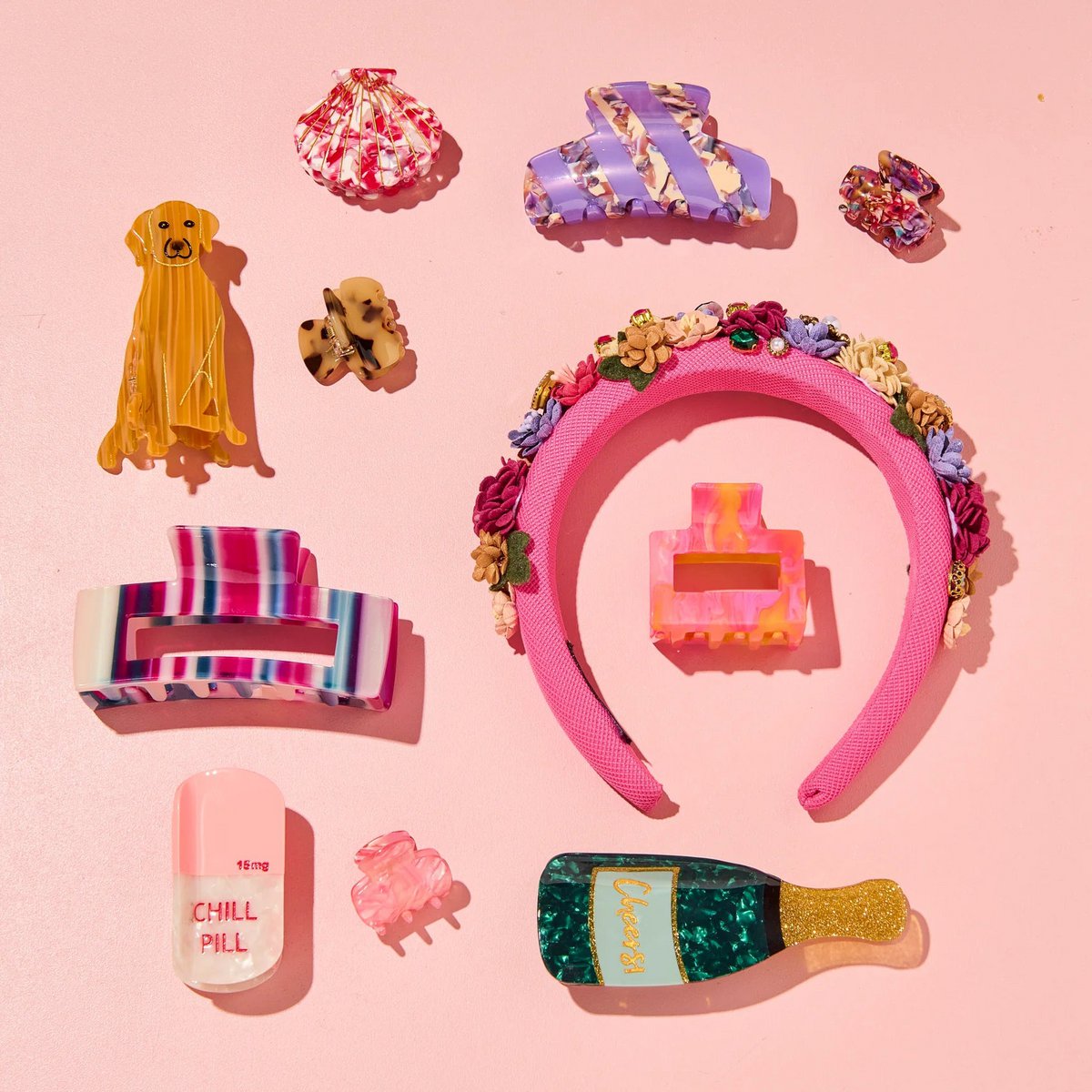 HAARKLAMMER SQUARE - SORBET