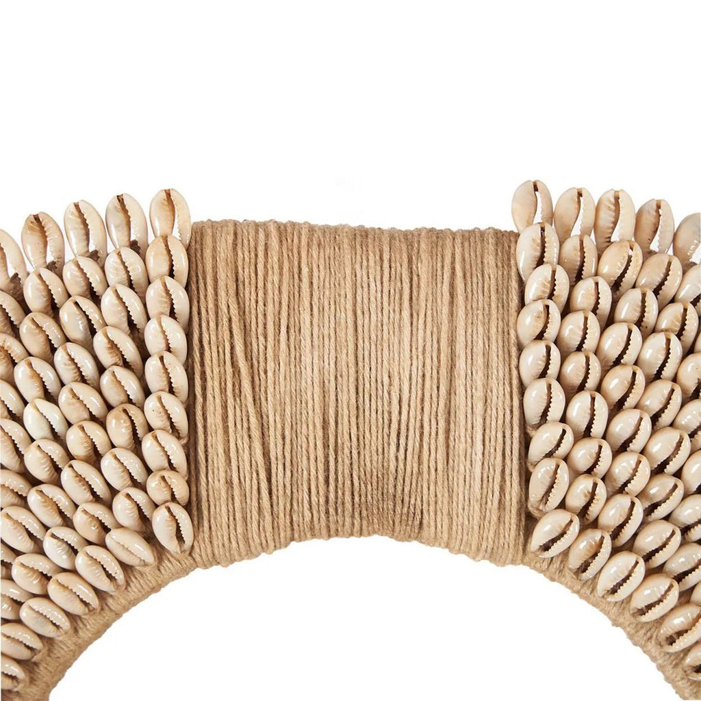 MUSCHELSKULPTUR KORSIKA AUF STANDFUß - 47cm