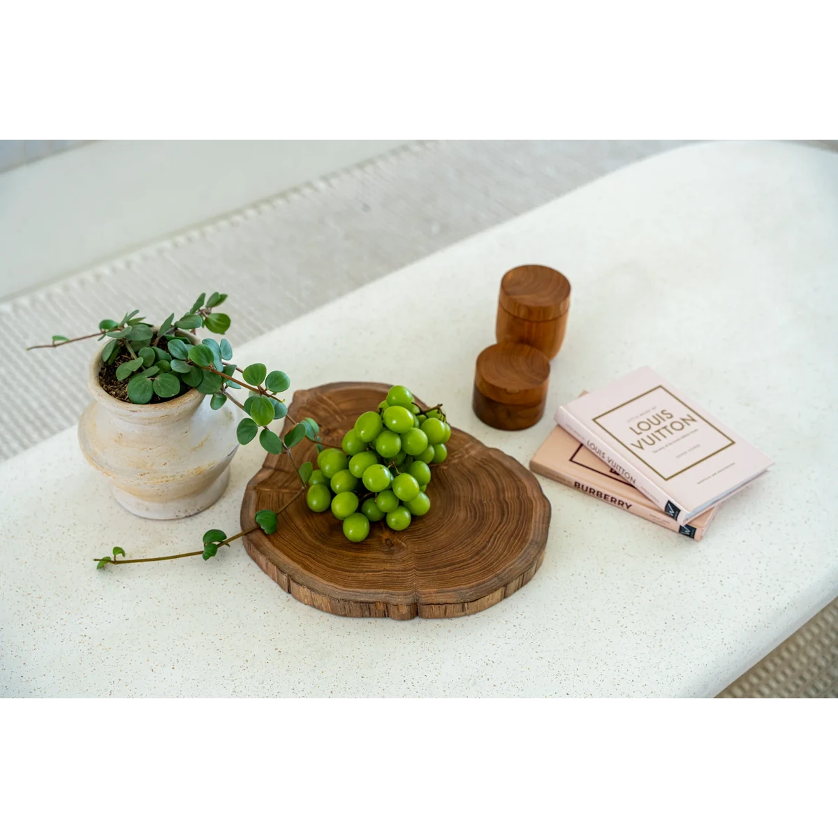 SCHNEIDEBRETT AUS TEAKWURZEL