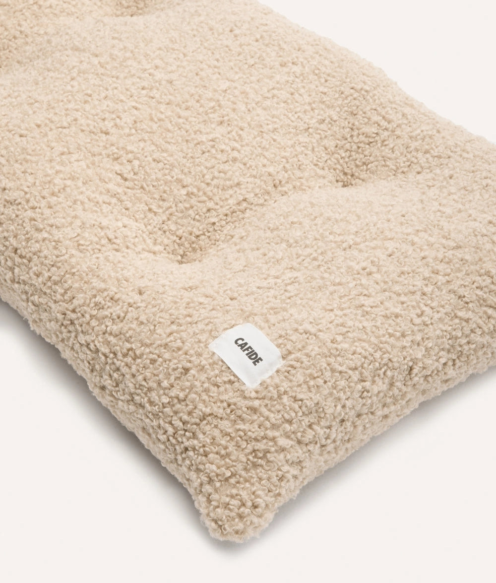 BELA HUNDEKISSEN TEDDYFELL (BEIGE)