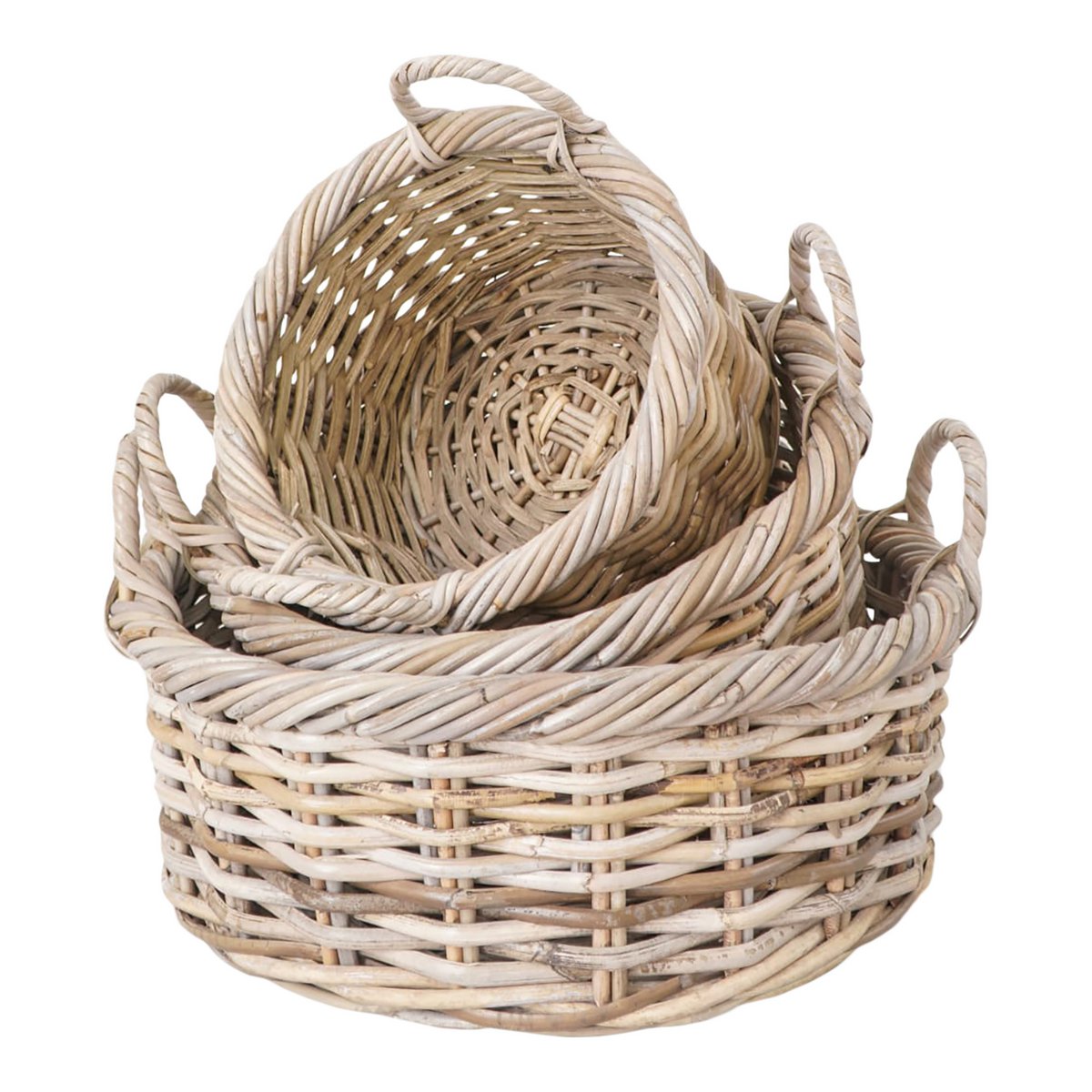 KUTA KÖRBE AUS RATTAN (3 Stk.)