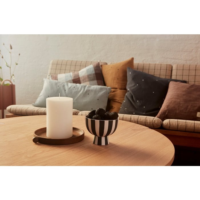 TOPPU KLEINE SCHALE (SCHWARZ/WEIß)