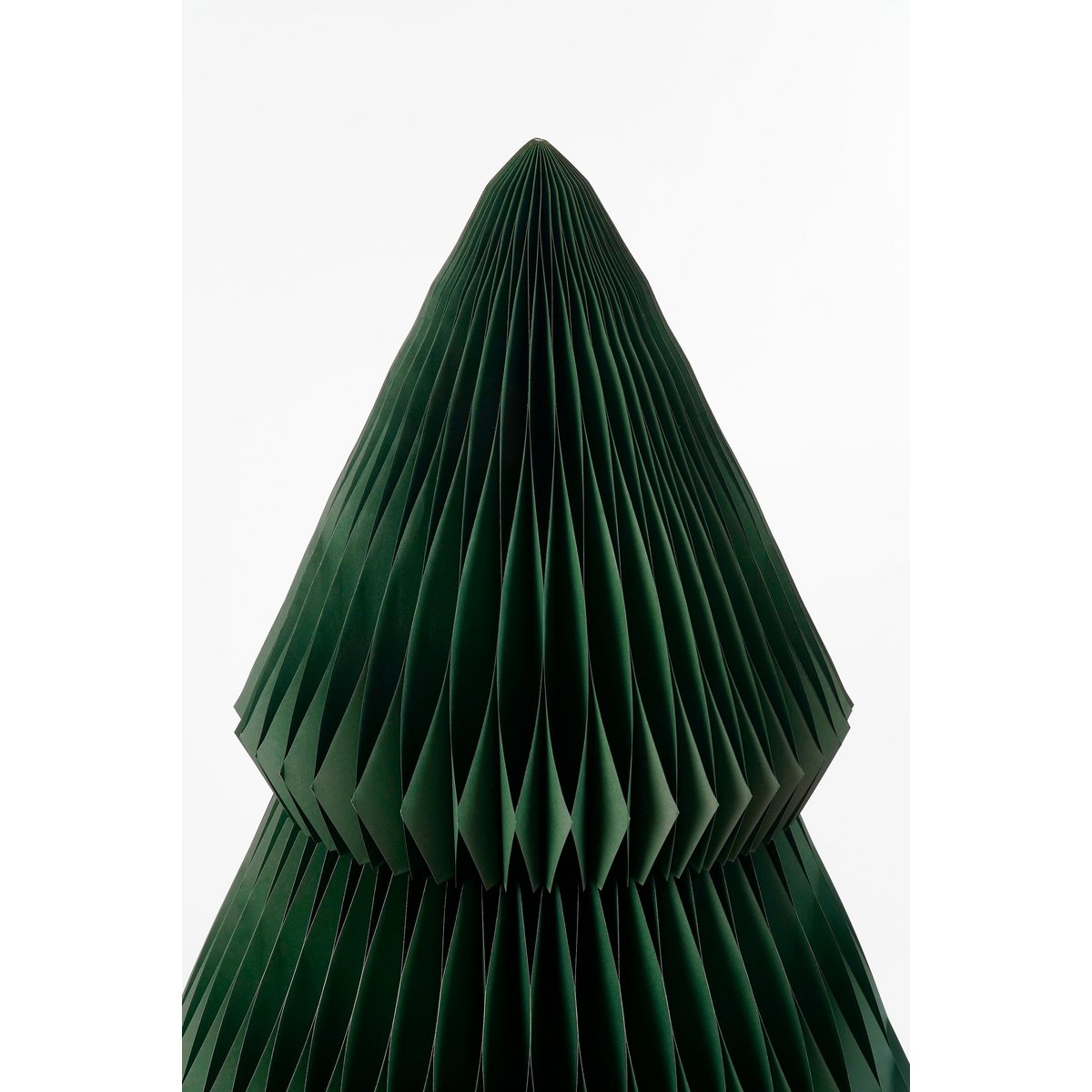 FSC PAPIER WEIHNACHTSBAUM (DUNKELGRÜN) - H212 x Ø120 cm