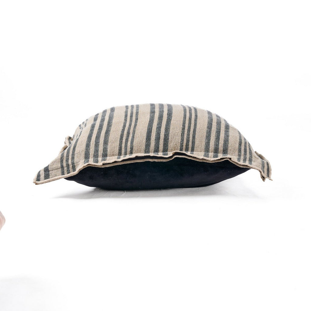 KISSENBEZUG NORDIC STRIPE AUS LEINEN